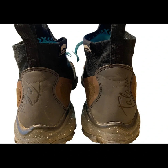 Nike Zoom Talaria Mid Flyknit Triple Brown Black Sneaker - Picture 8 of 10